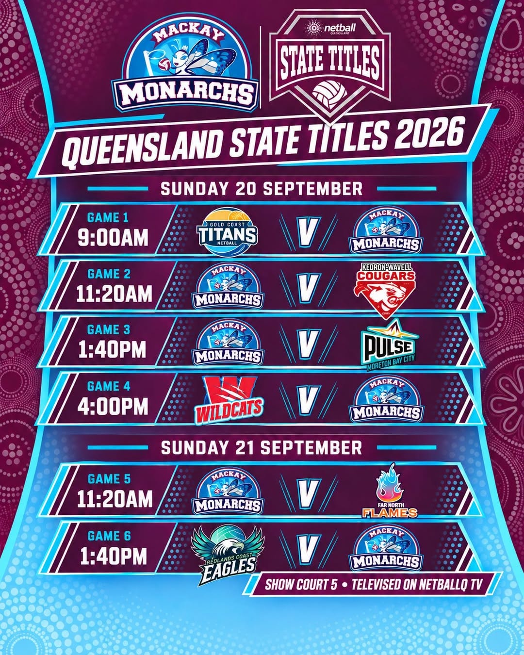 Queensland State Titles 2026 - Here We Come!