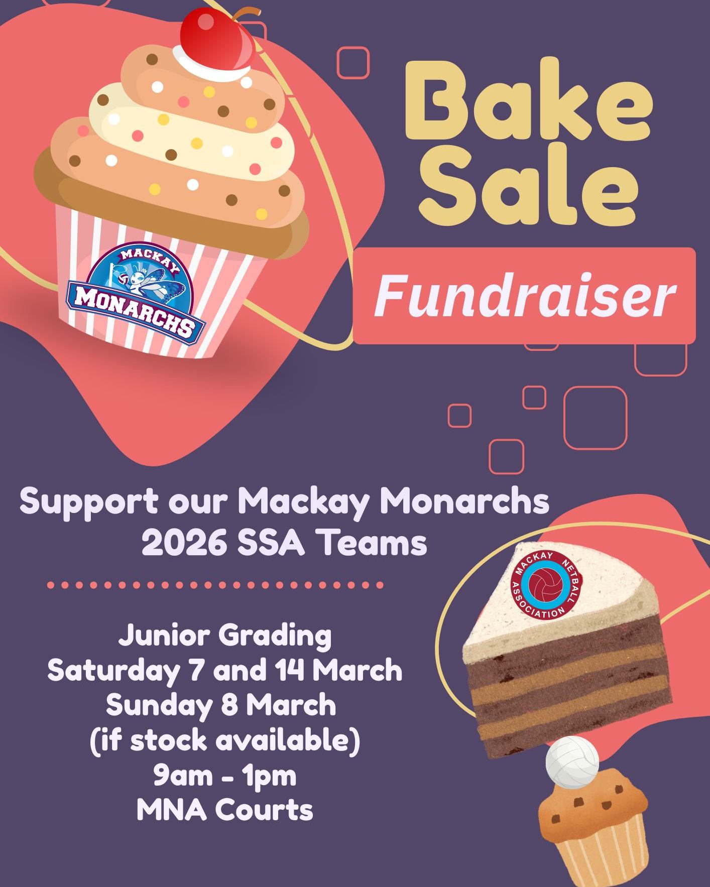 Bake sale goodness coming your way!
